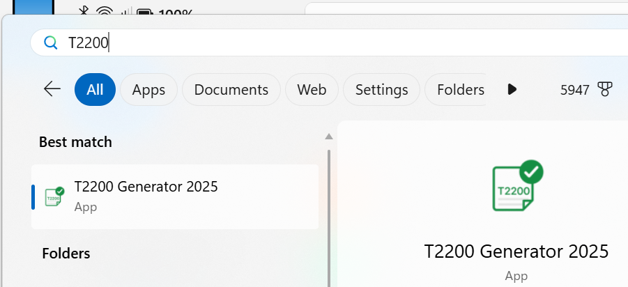 Picture of Windows Menu where you can find the applications
