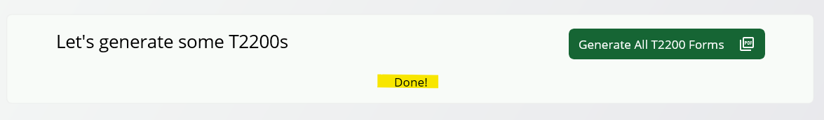 Picture of Main Application where the process is complete.